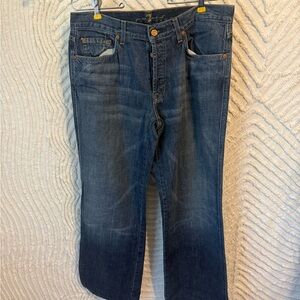 Altered/hemmed Vintage Y2K 7 For All Mankind Women's Bootcut Jeans plus size